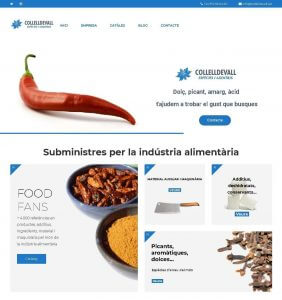 web sobre aditivos alimentarios